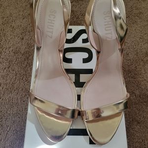 Luriane  Stiletto Sandal ,Open toes sling- back.